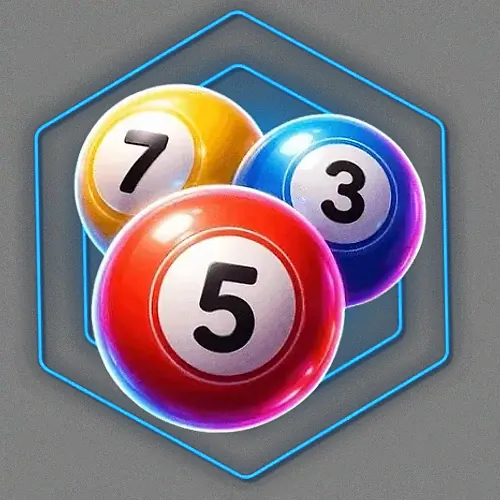 Numbered bingo balls