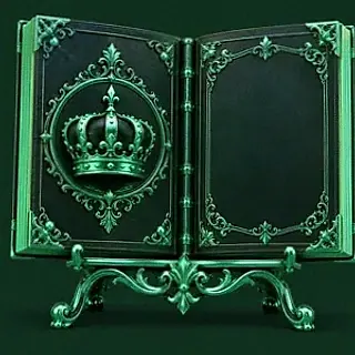 Ornate open book — Fair Go